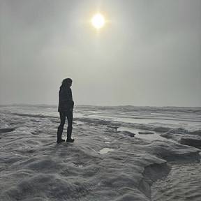 Clair on the Arctic ocean